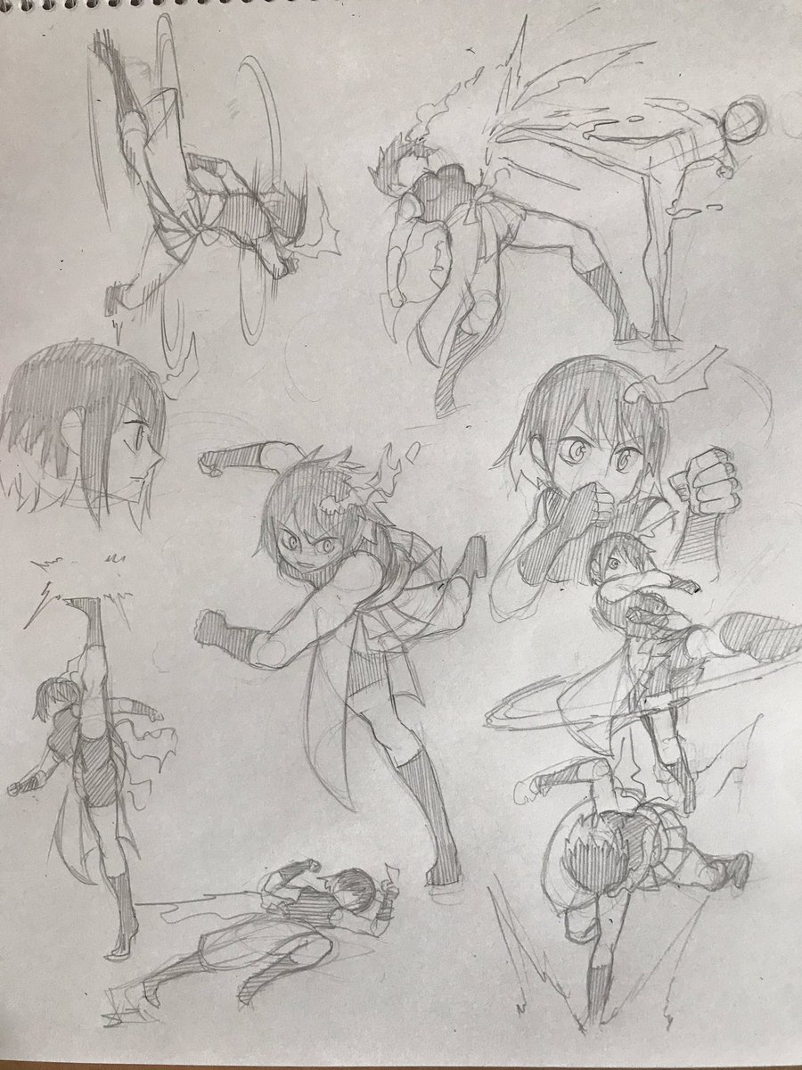 「戦う女の子描くの楽しくない? 」リエリオトの漫画