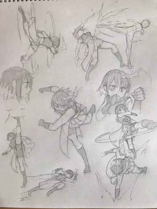 戦う女の子描くの楽しくない? 