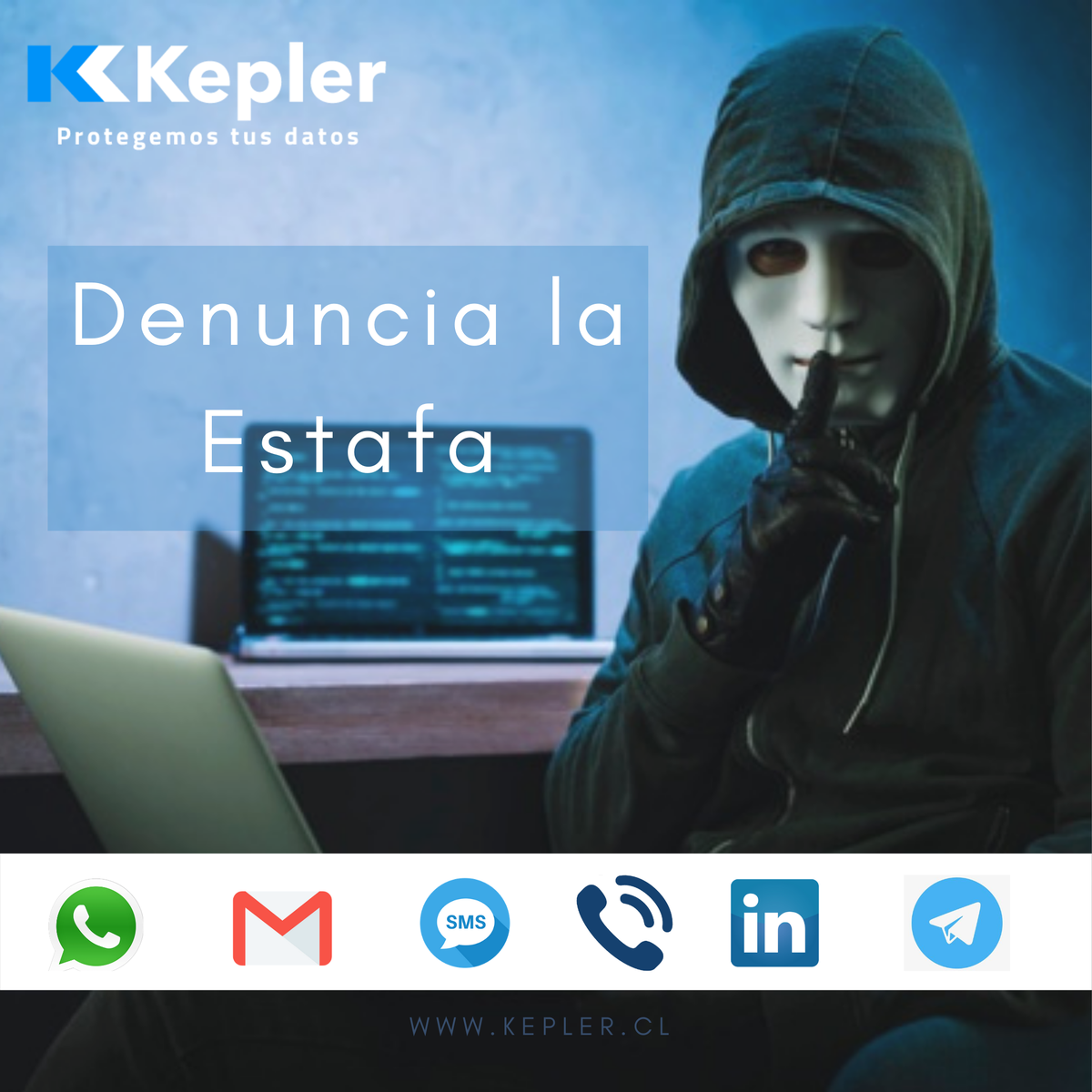 Keplerlatam's tweet photo. Tenemos que estar atentos a los mensajes que nos lleguen por Internet.
Ya sea Whatsapp, correo electrónico, SMS, un llamado, Linkedin CONCURSO: Ayuda a Difundir (más info en https://t.co/TMAWhyb2Lp
#mirada720 #protegemostusdatos #Ciberseguridad #firewallhumano https://t.co/izzwF2axiJ