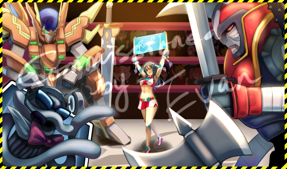 Nova Grapplers about to throw down!
#cf_vanguard #ヴァンガード #cfvanguard #commissionart #依頼絵