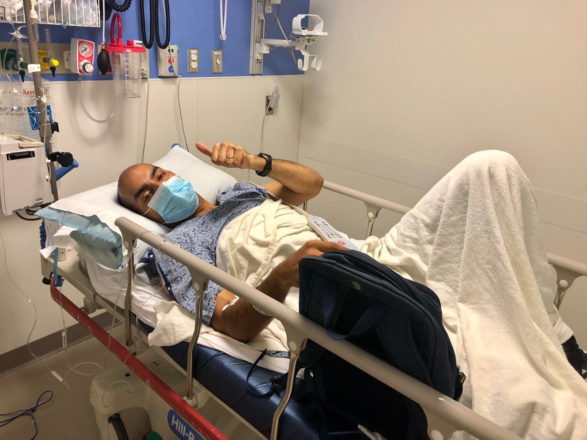 IamJonSantiago's tweet photo. Always a learning experience to switch roles w/ patients. In a lot of pain, I barely had the strength to get to my own ER. Was diagnosed w/ appendicitis & had surgery this AM. Thx to all those who reached out & to @The_BMC @BMCSurgery for providing exceptional care w/o exception! https://t.co/KNPIcpDDzi