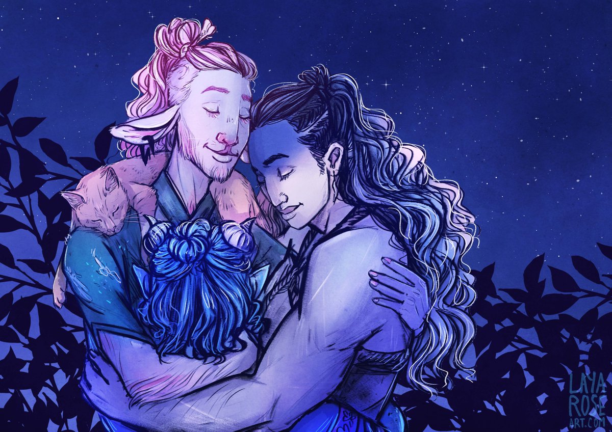 layahimalaya's tweet photo. #caduceusweek day 3. a nice hug with some friends 💜 #criticalrolefanart https://t.co/QAKOuu7e7r