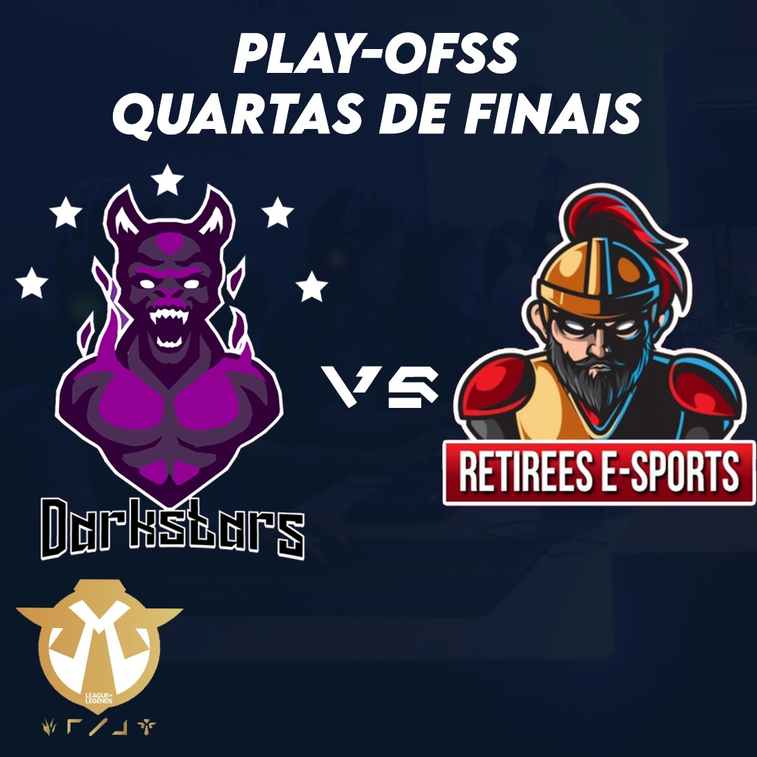 CopaPatense's tweet photo. O 1º confronto dos Playoffs acabou dando DarkStars com o placar de 3 x 2 perante a Retirees E-Sports.

Eles passam para a próxima fase, e agora espera o vencedor do confronto de Underdogs x Ulfsvein Black https://t.co/D34jMkSNNt