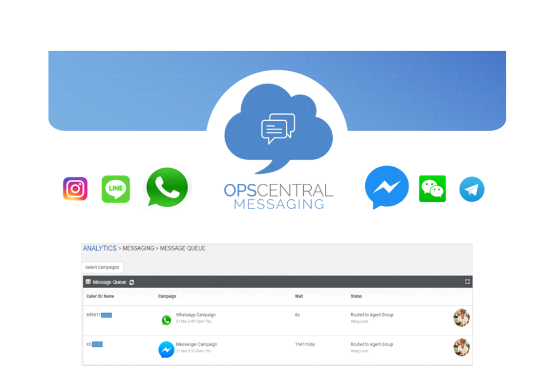 innovax's tweet photo. Tired of toggling, managing customers between multiple messaging channels?
Well, with OpsCentral Messaging, you can simultaneously engage with multiple customers through their preferred messaging app.
Visit OpsCentral Messaging and learn more: https://t.co/D2AICjsmaV https://t.co/BH2gP35VJA