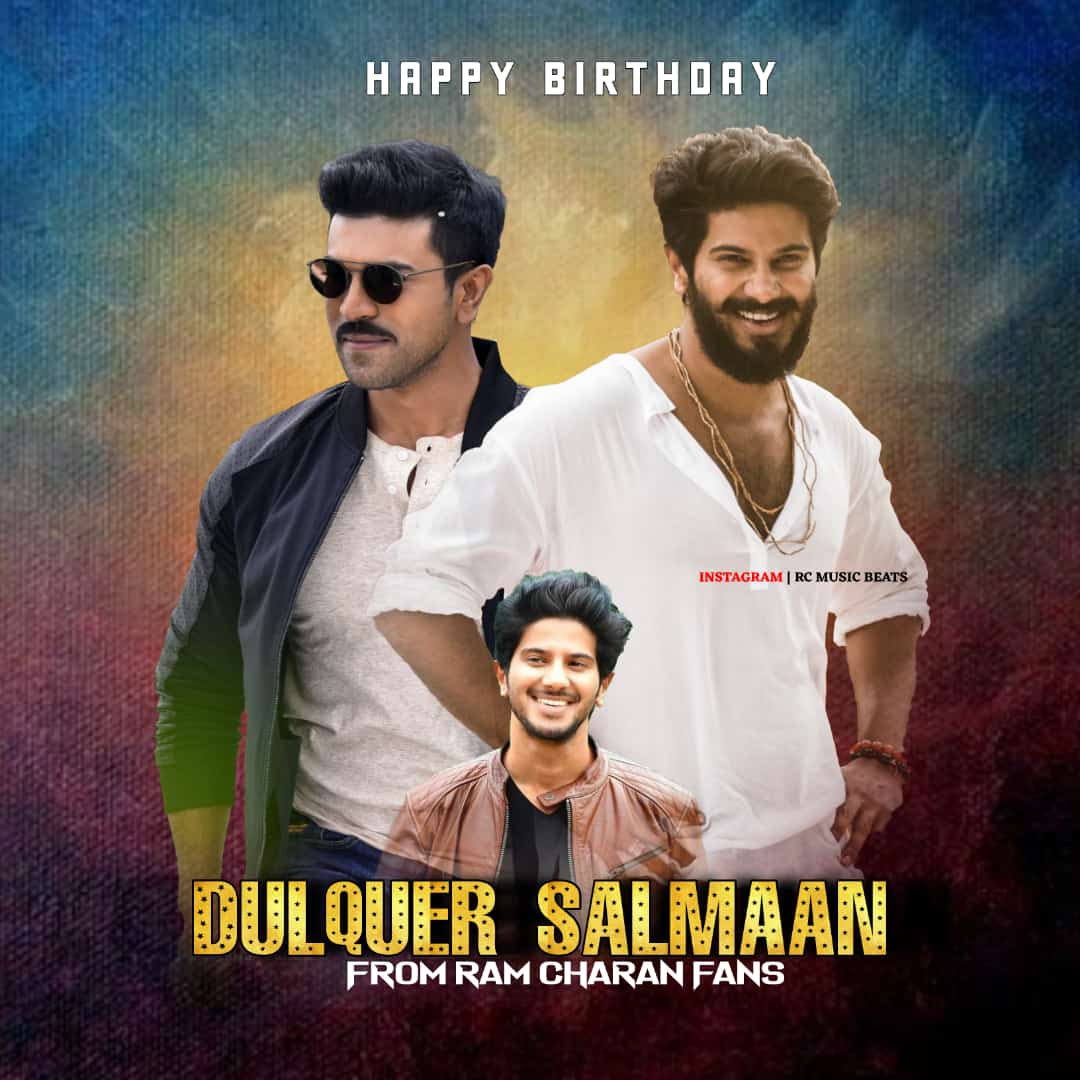 AdmireCHARANism's tweet photo. Wishing @dhanushkraja sir &amp; @dulQuer Sir For The Best Birthday Wishes... 
Glad Will Have Both Of Them With Great Future &amp; Good Healthy With Prosperous Life... 

All The Best For #JagameThandhiram &amp; #Kurup from @AlwaysRamCharan Fans

#HappyBirthdayDhanush
#HappyBirthdayDULQUER https://t.co/L0c7UStbV6