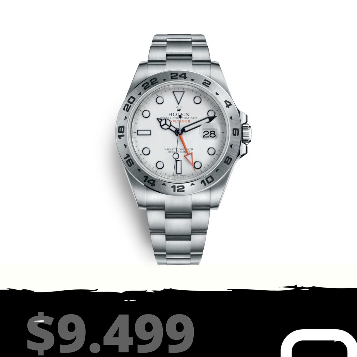 chrono18k's tweet photo. Rolex Explorer II - Like NEW - bitcoin welcome #rolex #rolexexplorer #rolexexplorerii @RolexPMasters @ROLEX @Rolex24Hours @SH_RolexMasters @ROLEXMCMASTERS @Rollexxx_ @rolex
https://t.co/e28zokAQ9i https://t.co/fYy0E3euPm