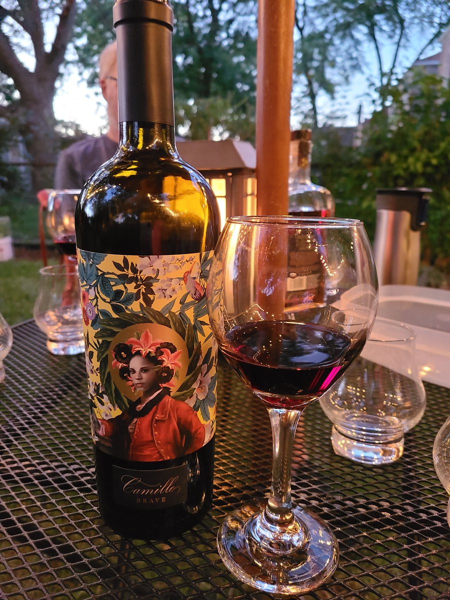 Peace606's tweet photo. @CHWinery Managed to save my Camille Brave for my birthday.  She did not disappoint!  Looking forward to Camille Proud https://t.co/90TZjNkWOs