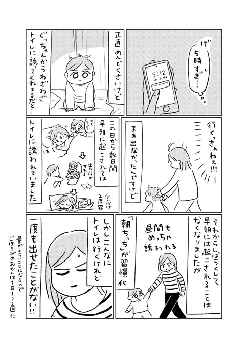 https://t.co/R5QR2DIUoV
のんびりトイトレ4日目更新しましたー! 