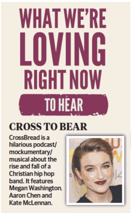 declanf's tweet photo. Crossbread in the Daily-Telegraph yesterday. It’s a big improvement from ten years ago, when they called me an “alleged comedian”. 
https://t.co/b9HZh2adbW
#crossbread #podcast #ChristianHipHop https://t.co/sn0CmVQjuC