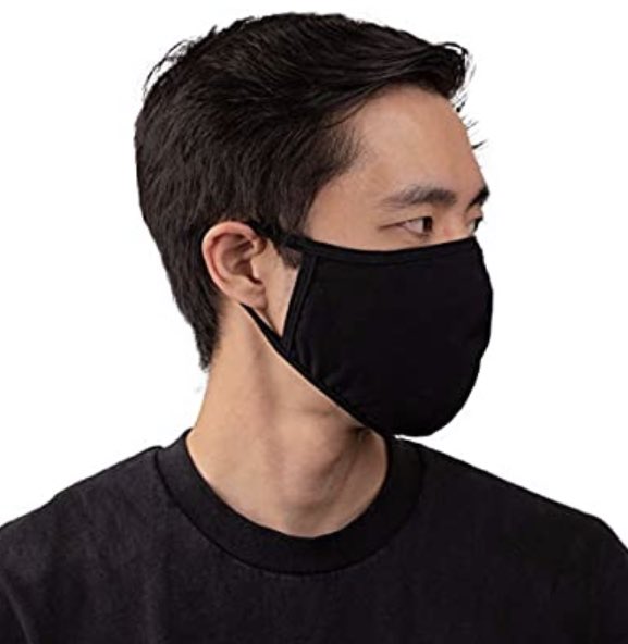 Tip 3: Go black! Most algorithms have higher error rates in black masks over light-blue masks (typical for a surgical mask). Plus black matches with every outfit. 6/