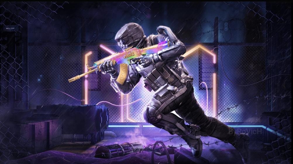 Call Of Duty Mobile In One Image Sentinel Is Holding Icr 1 Color Spectrum And In Other One He S Holding Kn44 Color Spectrum So If This True Bringing Two Weapons