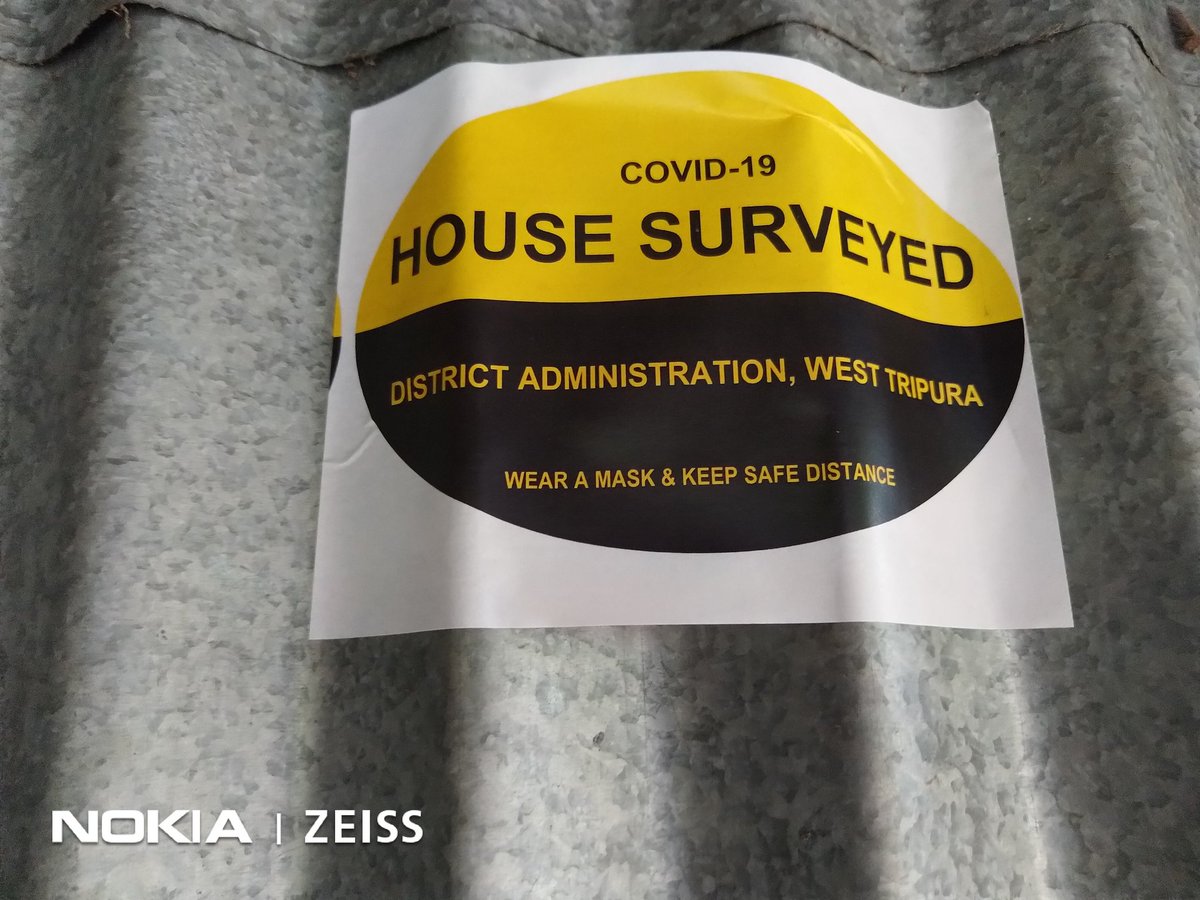 reviewborok's tweet photo. COVID-19
House surveyed 
In North-east 
यह surveys केवल TRIPURA  में होगा  या अन्य state North-east में भी होगा ? https://t.co/S164hPZnQX