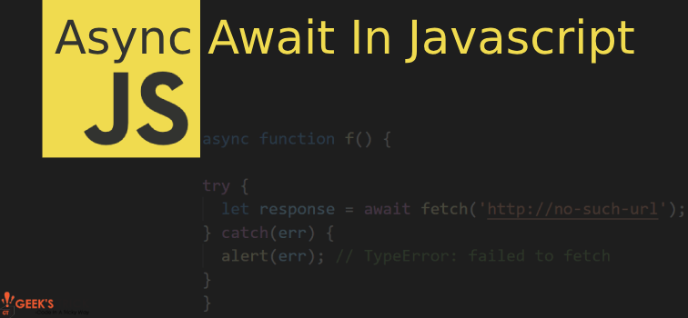geekstrick's tweet image. What Is Async-Await In #JavaScript Explained geekstrick.com/async-await-ja… #async #asyncawait