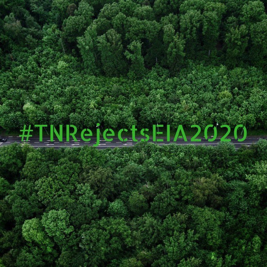 SahSaravanan's tweet photo. #TNRejectsEIA2020 #WithdrawEIA2020 
#saveindia 
@CMOTamilNadu 
@PMOIndia 
@rameshlaus @sri50 https://t.co/cFGZLHNOQZ