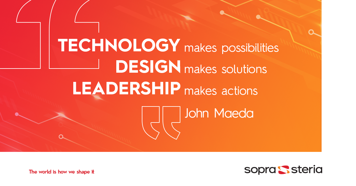 SopraSteria_IN's tweet image. John Maeda, an executive, designer &amp;amp; technologist shares his visualisation of innovation in the world today. Businesses that have a strong foundation of technology, design, and leadership never seize to innovate consistently.

#JohnMaeda #SopraSteriaIndia #TheWorldIsHowWeShapeIt