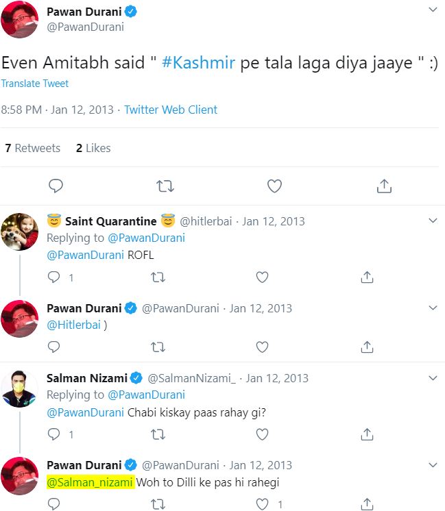 Pic 1:  https://twitter.com/SalmanNiz... |  https://archive.is/5Mfhm&quo... 2:  https://twitter.com/PawanDura... |  https://archive.is/dv5ec&quo... 3:  https://twitter.com/SalmanNiz... |  https://archive.is/aPi36&quo... class= Pic 1:  https://twitter.com/SalmanNiz... |  https://archive.is/5Mfhm&quo... 2:  https://twitter.com/PawanDura... |  https://archive.is/dv5ec&quo... 3:  https://twitter.com/SalmanNiz... |  https://archive.is/aPi36&quo... class=
