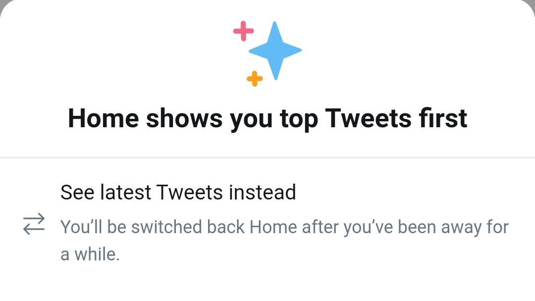 artedalia's tweet photo. Manipulative, isn't it, @twitter...? Let people set their default view. https://t.co/cfNxr3My5p