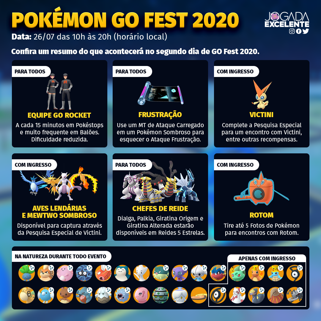 Mais informações sobre o evento Pokémon - Jogada Excelente