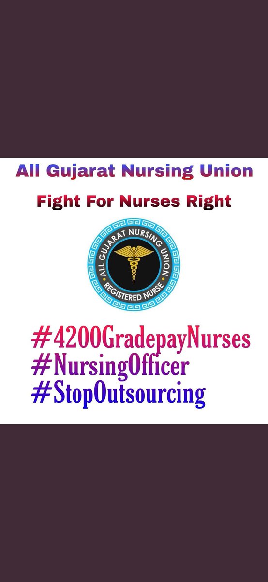 NainaRathva2's tweet photo. #4200gradepaynurses
#nursingofficer
#Stopoutsourcing
#minimum20000
#cpfgmers

Aatlu copy paste karvanu https://t.co/GeX6PjDhTY