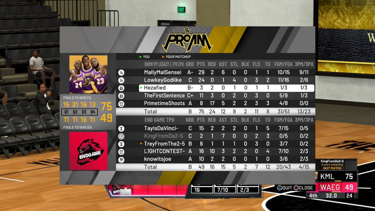 KnowMyLegacy's tweet photo. GGs to @WeAreEndGame_ in RD1 of @TPOLeague Pre Szn Tournament https://t.co/bevqUa0xSO