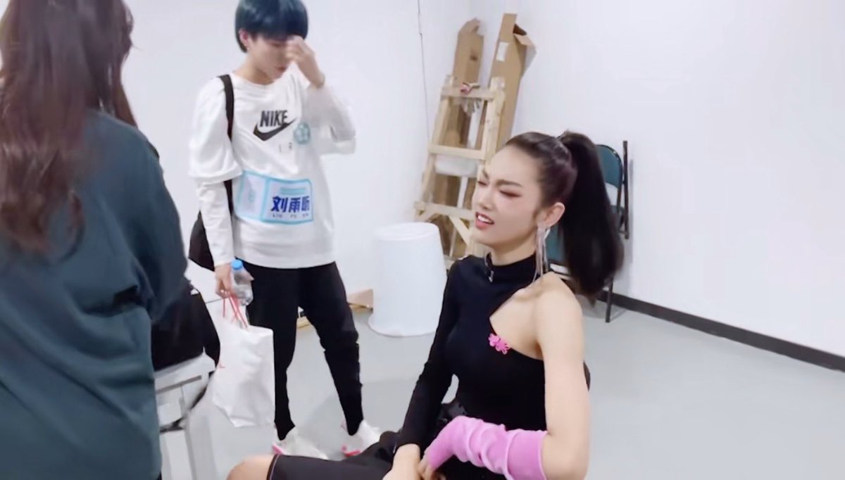 when she was whining because she wanted yuxin’s attention. (I really wish I had the video of this)