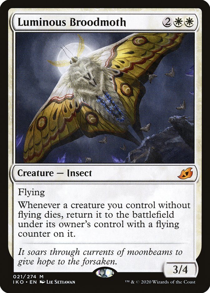 BigBfast's tweet photo. @SheldonMenery if my opponent uses oko’s elk ability to turn my skullclamp into a 3/3 creature and I control a luminous brood moth and the elk dies under my control what happens? https://t.co/FUPCHS60m8
