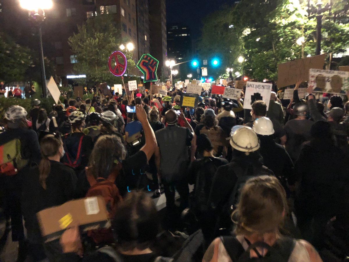 Marching now (left my helmet in the car so hoping to snatch it on the way 