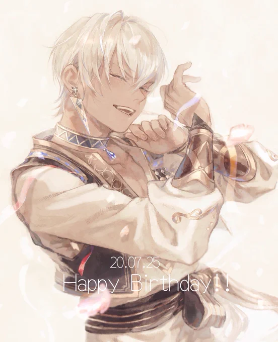 遅ればせながら…;お誕生日おめでとうございました☺️??これからも沢山の伝説を覗かせてください。
 #イブラヒム誕生日おめ
 #絵ブラヒム 