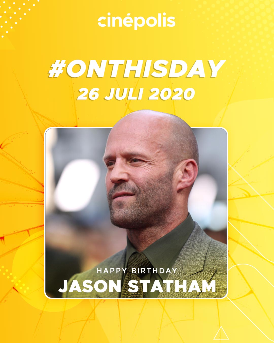 Happy birthday, Jason Statham!  Yang mana nih filmnya  favoritmu? 