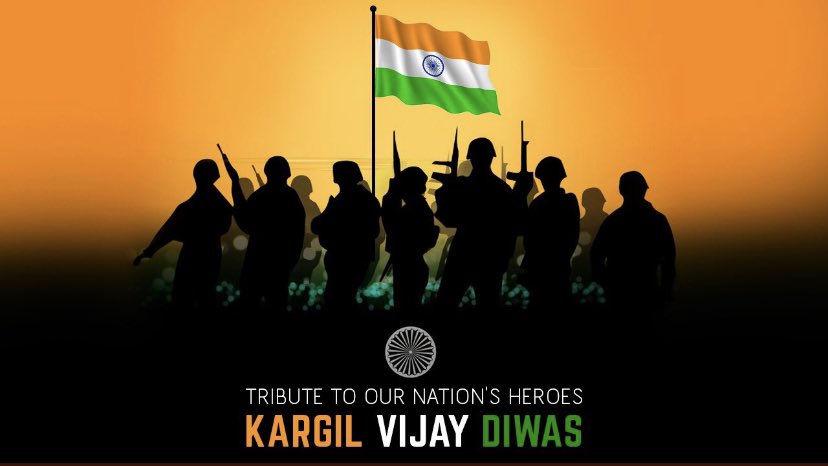 On #KargilVijayDiwas, we salute the supreme sacrifice and indomitable courage of our brave soldiers who defended our motherland. 

We shall forever be indebted to them.

#कारगिल_विजय_दिवस