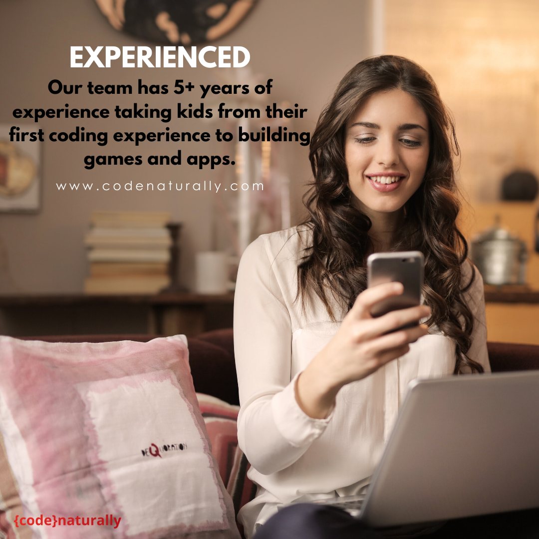 CodeNaturally's tweet image. Experienced
Our team has 5+ years of experience taking kids from their first coding experience to building games and apps.
Try Code Naturally Tutors Get in touch today 
codenaturally.com
 .
 .
 . #coding #programming #learncoding #developer #code #python #coder #javascript