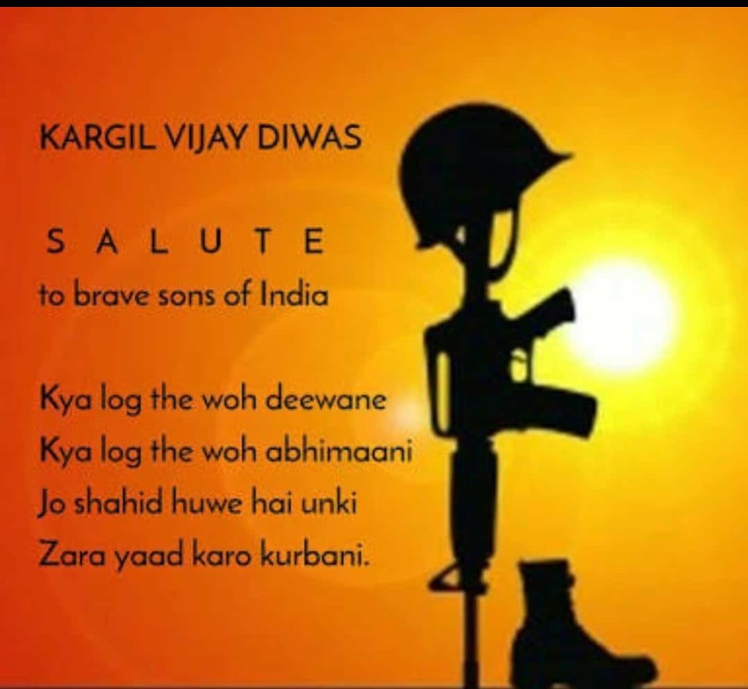 PRIYADA89899188's tweet photo. Salute to our brave heroes for their sacrifices......satt satt naman #KargilVijayDivas #IndianArmy  #KargilWar #captainvikrambatra https://t.co/KzVfbvwP1E
