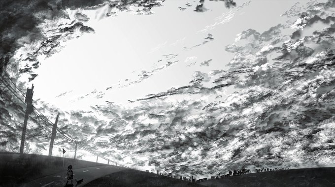 #絵をモノクロにするとかっこいい 

私も便乗。
この辺の絵がかっこよくなるかな 