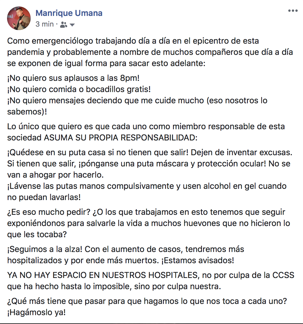 umanamd's tweet photo. ¡Hagámoslo ya!
#CostaRicanEM 
#Covid19 https://t.co/jewttz5t7U