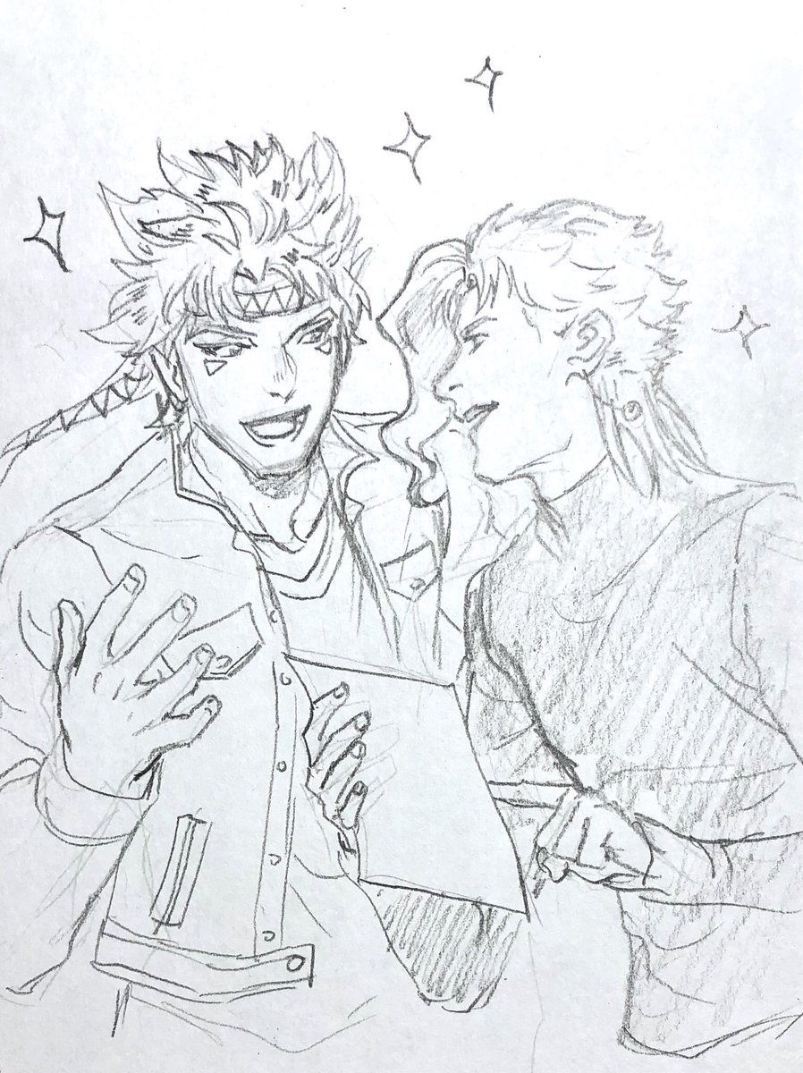 #caejose #シージョセ #承花 #jotakak #jjba
⚠️it's Joseph x Caesar & Jotaro x Kakyoin
USA highschool AU/parody
I like how peacful this is and I can finally introduce #polnareff lol