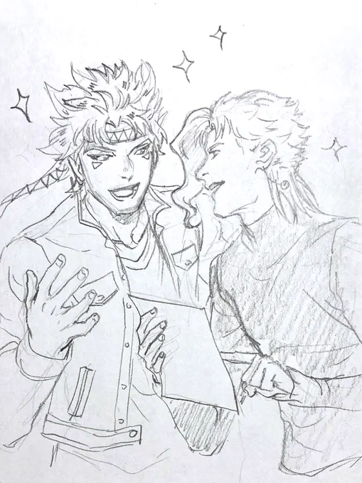 #caejose #シージョセ #承花 #jotakak #jjba
⚠️it's Joseph x Caesar &amp; Jotaro x Kakyoin
USA highschool AU/parody
I like how peacful this is and I can finally introduce #polnareff  lol 