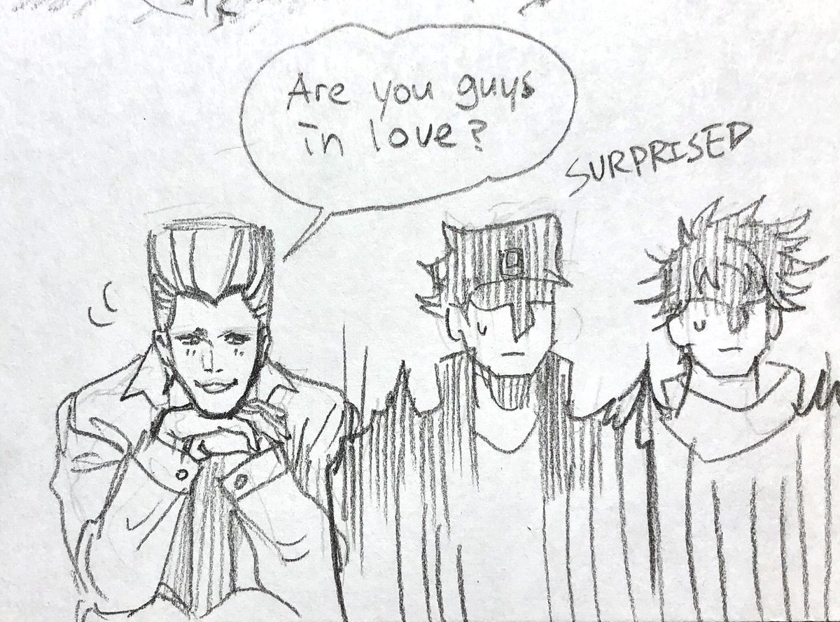 #caejose #シージョセ #承花 #jotakak #jjba
⚠️it's Joseph x Caesar & Jotaro x Kakyoin
USA highschool AU/parody
I like how peacful this is and I can finally introduce #polnareff lol