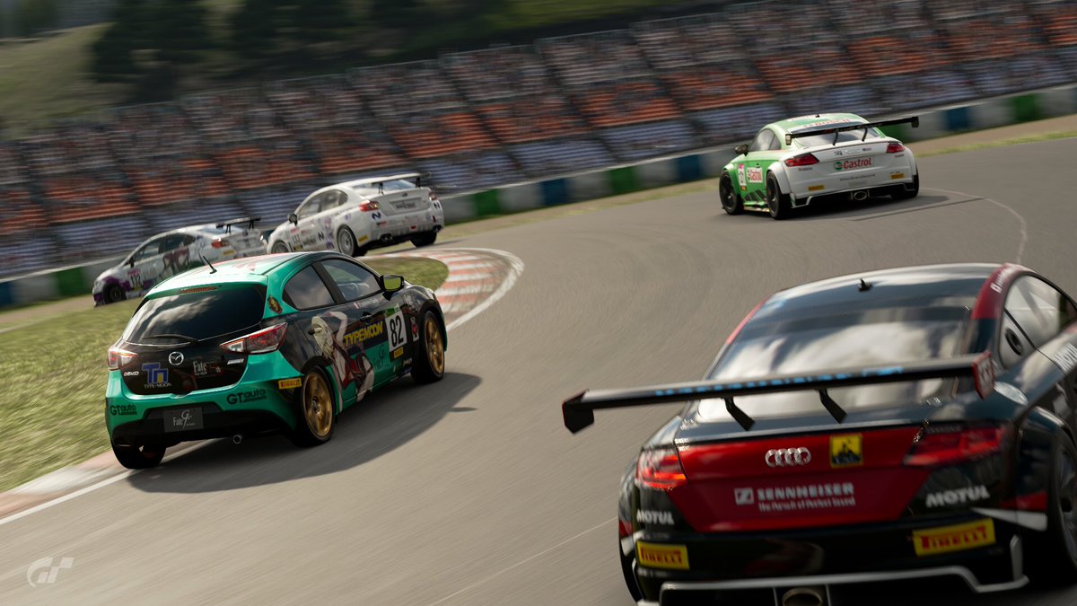 FateGranTurismo's tweet photo. GTS耐 第3戦 オートポリス
ドライバー エズピエール・ガスリー
ST-5クラス
PP→優勝
シリーズ成績 ST-5クラス 優勝

マシン特性とBoPの差に助けられた部分は大いにあったものの、完勝出来た。バトルで競り負けたり運に恵まれなかったり優勝を取りこぼしていたが有終の美を飾れて嬉しい。
#GTS耐 https://t.co/65zqWWi4WF