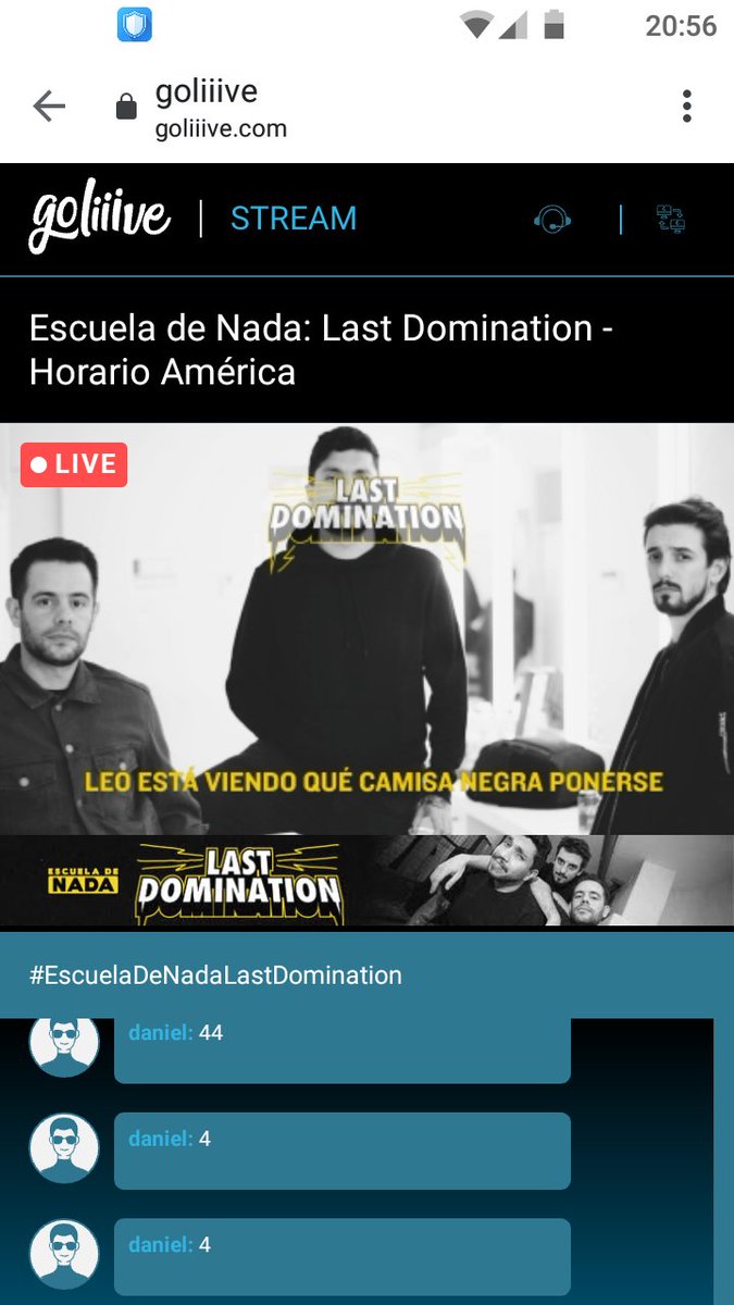Vvania11's tweet photo. Gracias a @Zerparatista voy a ver #LASTDOMINATION que emosion https://t.co/7OAVLkooA3