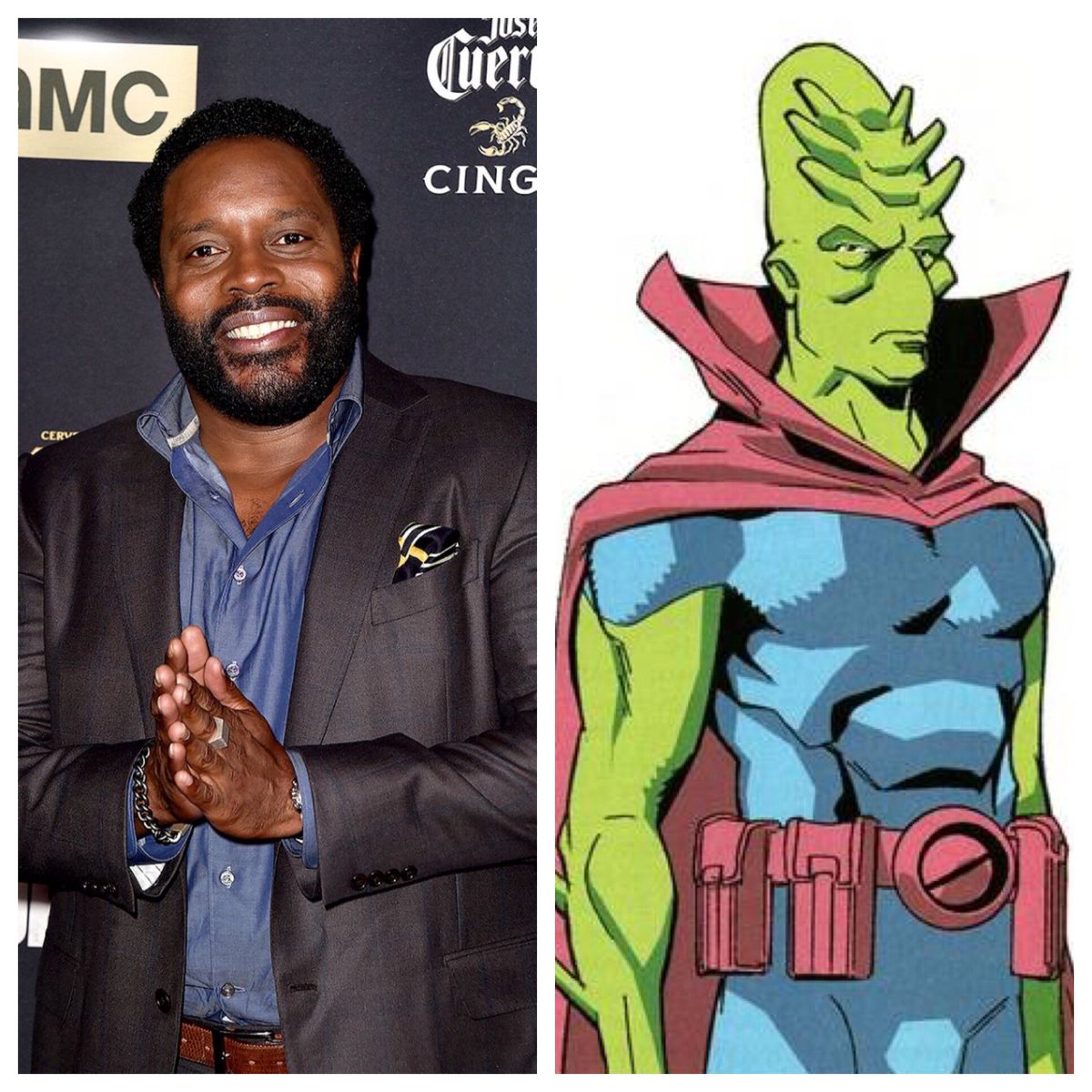 Chad L. Coleman will be voicing Martian Man!(There’s a Walking Dead pattern here, in case you haven’t realized it yet)