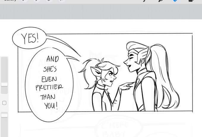 She's cute when she's being difficult ? #wip 