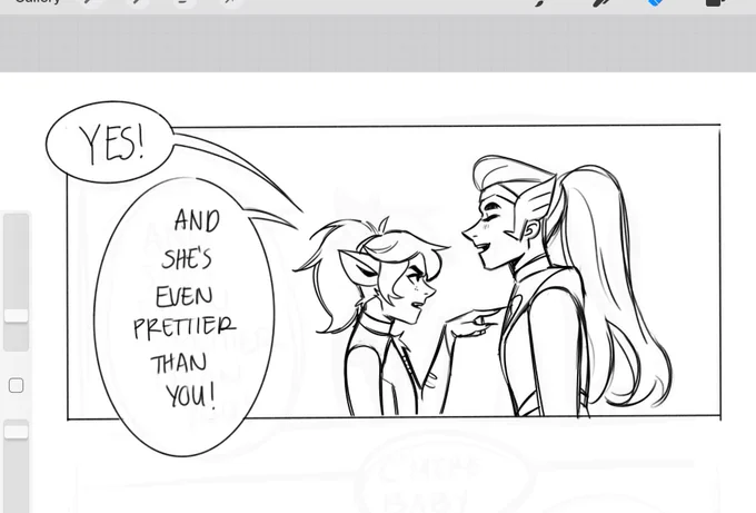 She's cute when she's being difficult ? #wip 