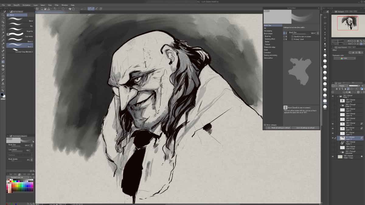"Little" sketch #ClipStudioPaint #dccomics #batman #practice 
