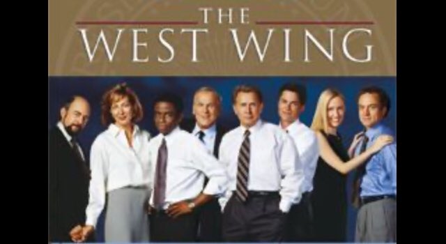 Eric11714's tweet photo. You usually don’t associate the TV show #TheWestWing with #CharlieBrown and #LucyVanPelt of #Peanuts but Season 2 Episode 12 referenced Lucy pulling the football out from Charlie Brown’s potential kick although POTUS referred to it as a #GoodGrief moment not #Aaugh @LukeEpplin https://t.co/5muHPLeaYI