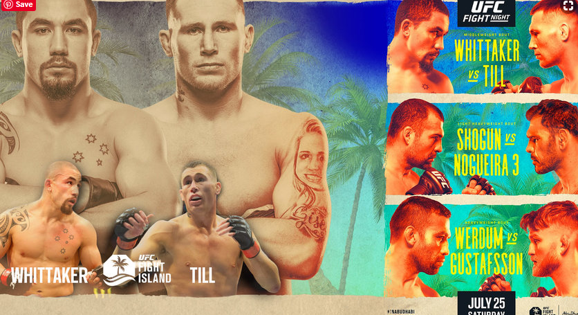EventUfc's tweet photo. UFC Fight Night: Whittaker vs Till
LIVE  STREAM #UFCFightIsland3

REG : https://t.co/dREBr1xBNa 

#WhittakervsTill https://t.co/g8d4YEnDoq