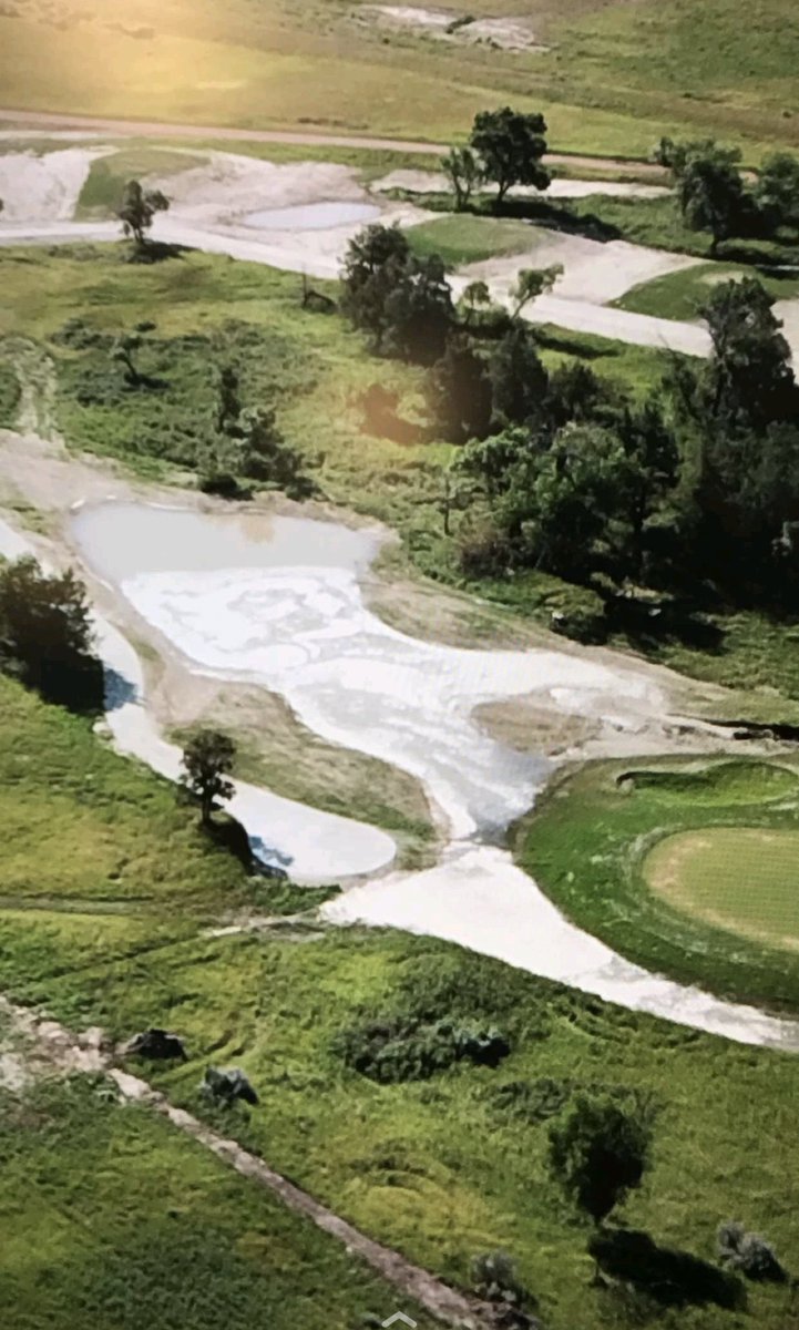 CooperLindhardt's tweet photo. Last I checked, we didn’t add a water feature to the new par 3. https://t.co/x9D9KDgGhu