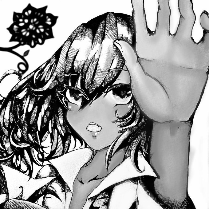 絵をモノクロにするとかっこいいのtwitterイラスト検索結果 古い順