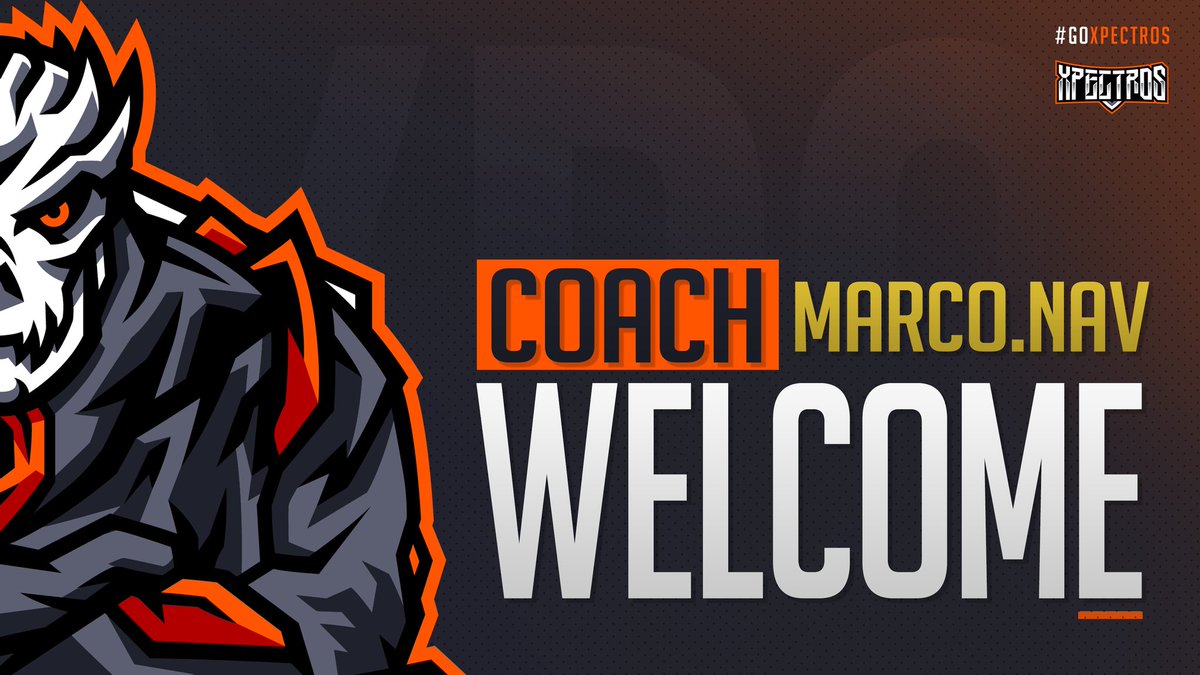#Presentación🔥

Tras un mes en el equipo, es hora de hacer oficial su ingreso a la familia.
Desde tierras mexicanas llega un coach con mucha experiencia, es un honor presentar a @MarcoNav17 como coach del equipo ☠🔥

#GoXpectros
