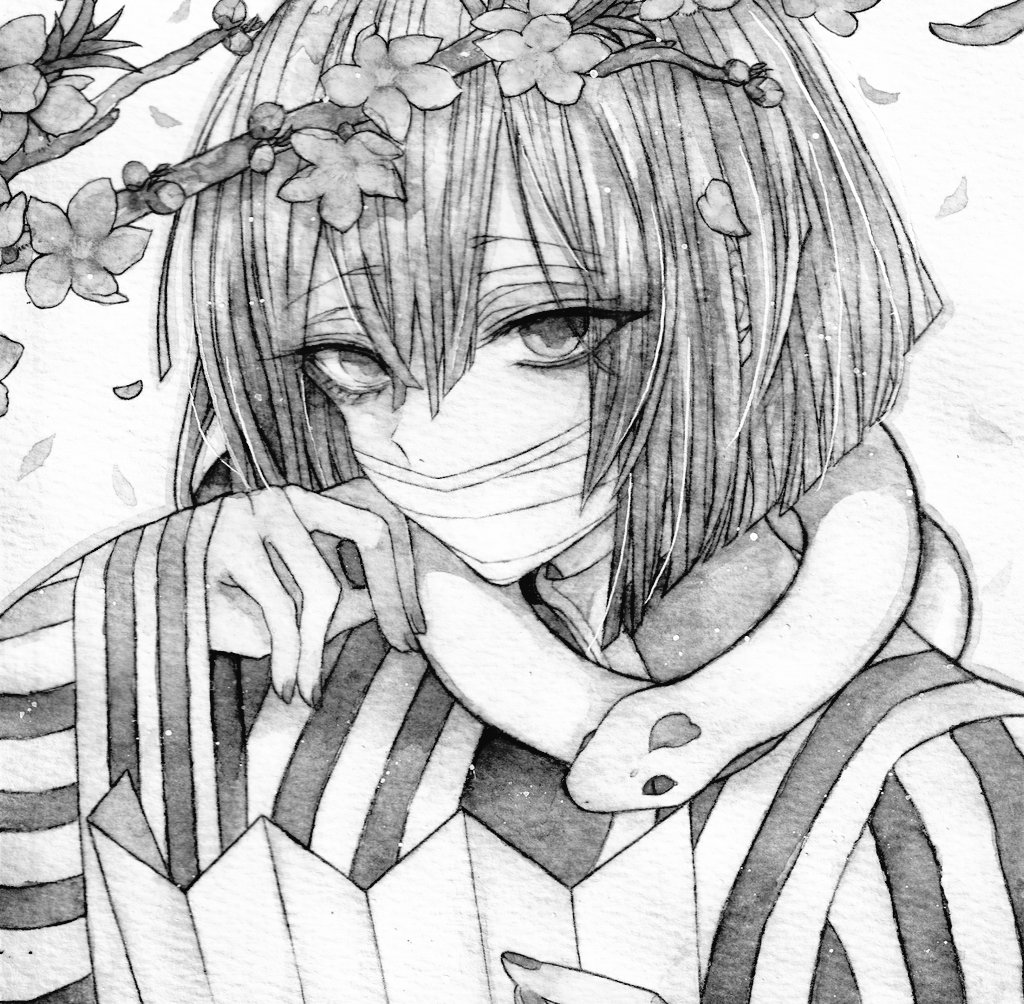 伊黒 絵をモノクロにするとかっこいい ほう モノクロだと無一朗 累くんが カラー 麻実 日常 育児ツイ多め の漫画 伊黒 絵をモノクロにするとかっこいい ほう モノクロだと無一朗 累くんが カラー 麻実 日常 育児ツイ多め の漫画