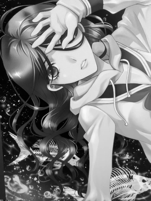 #絵をモノクロにするとかっこいい
シリアスな刀剣男士なら似合いそう 